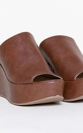 Cory Vegan Leather Platform Sandal